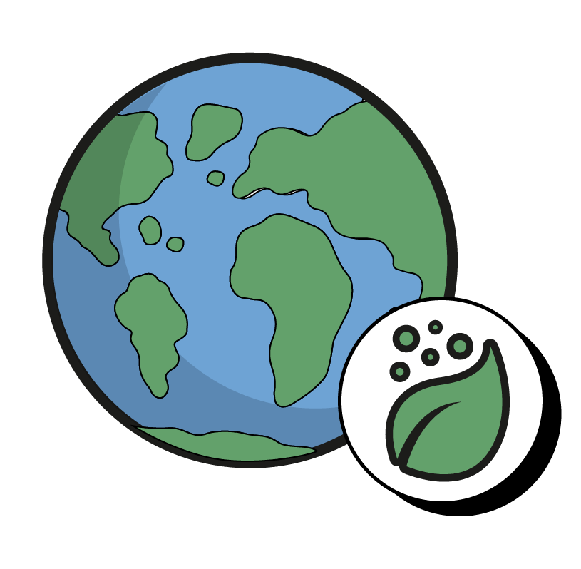 Eco-friendly image of the globe